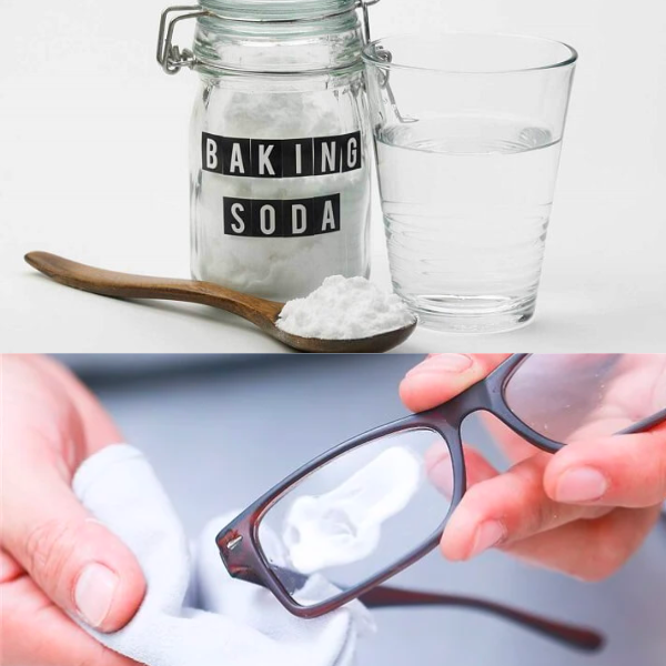 Dùng baking soda để làm mờ vết xước trên kính