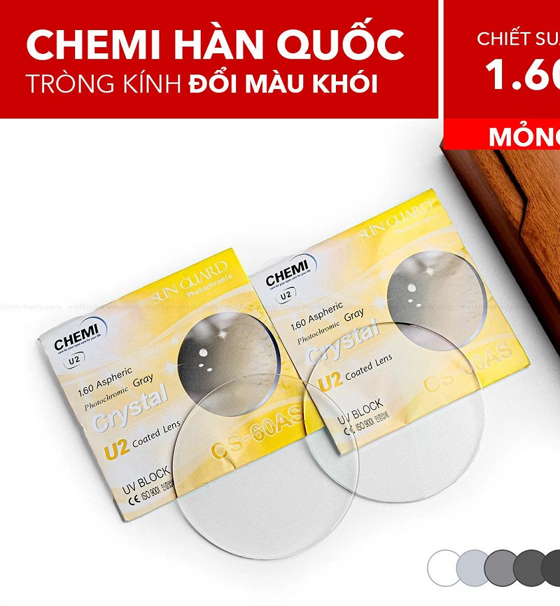 Tròng kính U2 của hãng Chemi